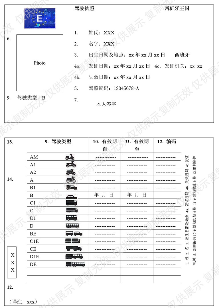 深圳翻译公司,西班牙驾照翻译,证件翻译盖章,驾照翻译公司,西班牙驾驶证翻译,深圳译象翻译.jpg